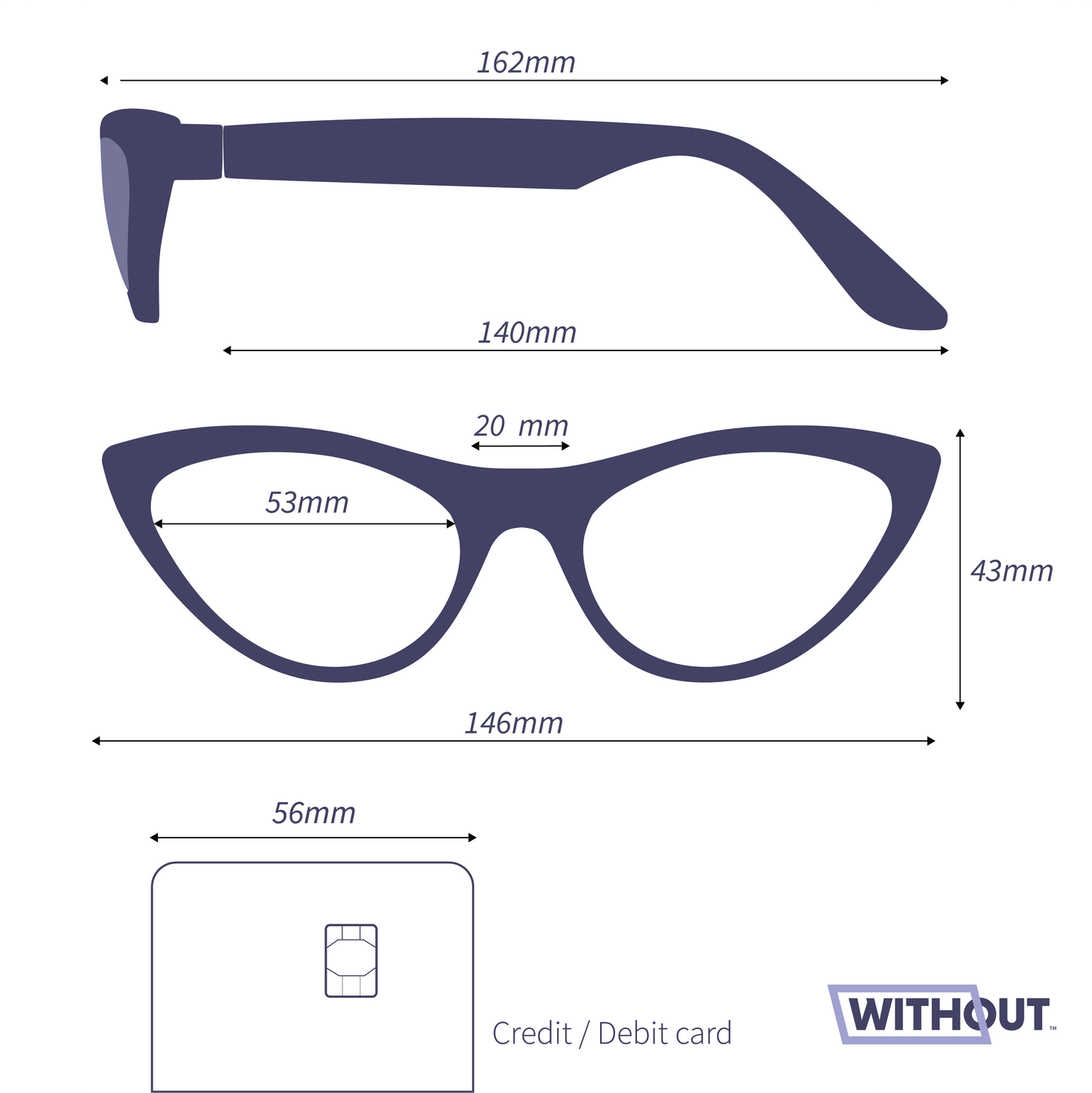 EYEGLASSES - CATTY